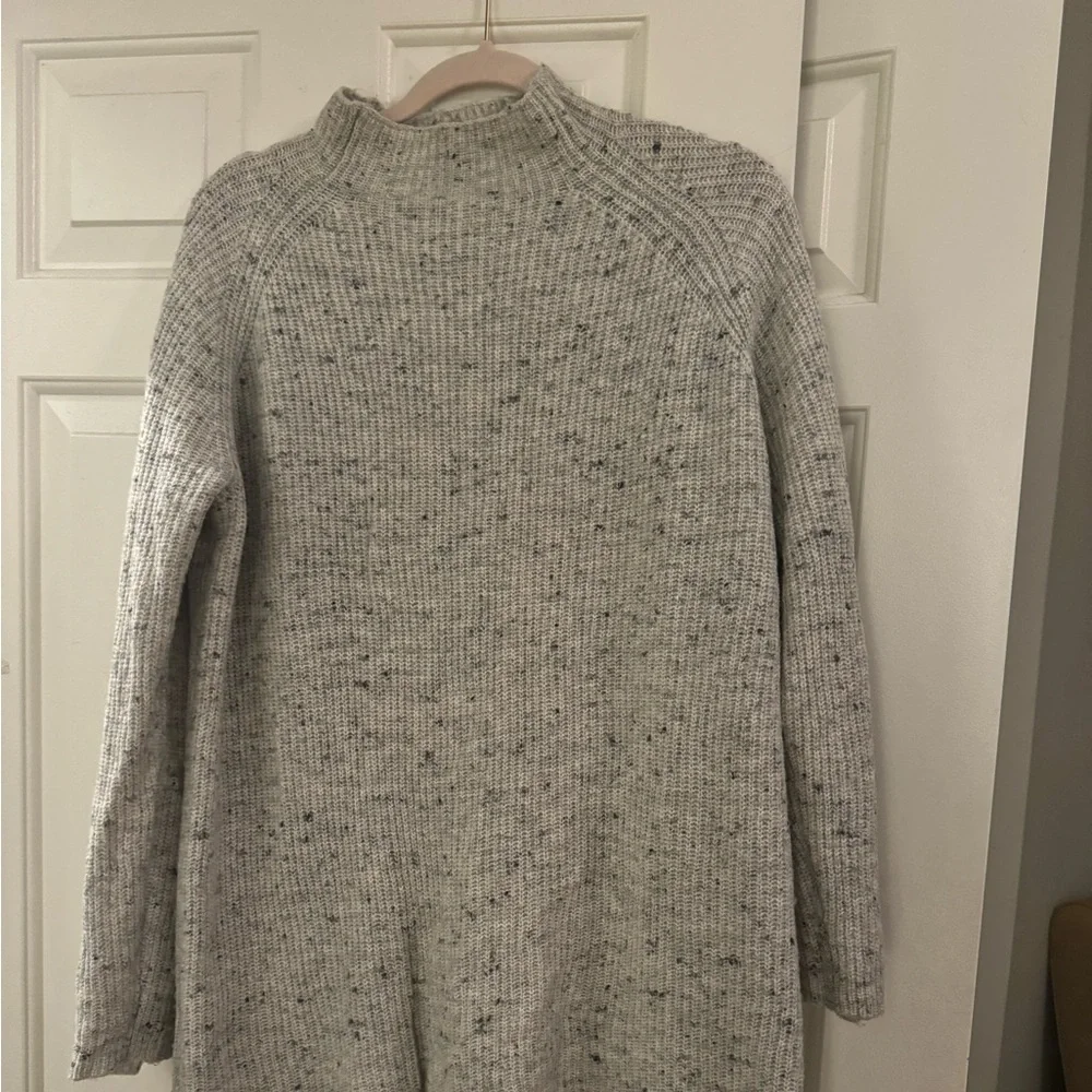 Madewell Mini Mockneck Sweater Dress - Picture 1 of 6